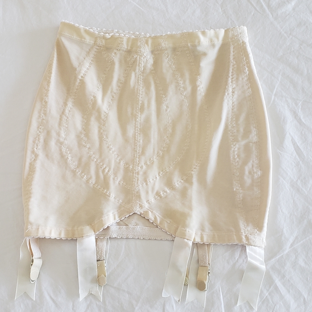 Vintage Vanity Fair "Double Tulip" Open Bottom Girdle
